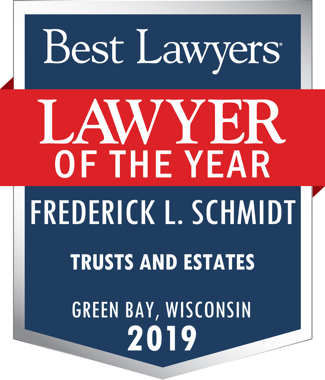 Best Lawyers Lawyers of the year 2019 award