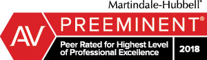 Martindale-Hubbell peer rated for highest level of professional excellence